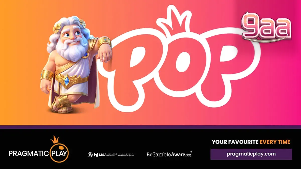 Interface colorida e moderna da nova marca POP da Pragmatic Play